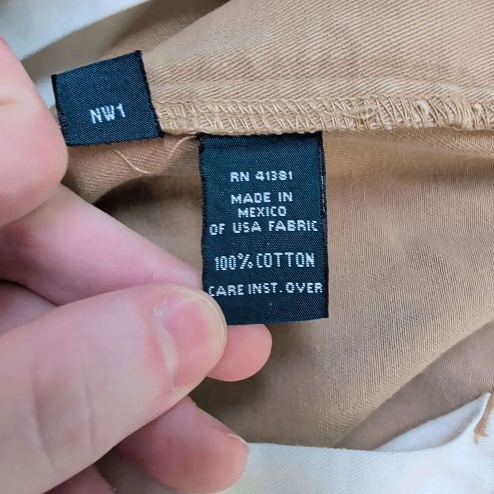 Polo Ralph Lauren Andrew Pant Mens 38x30 Khaki Tan Pleated Chino Cotton Trousers
